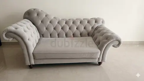 Luxury Grey Chesterfield Sofa | Stylish  Comfortable | Must Sell