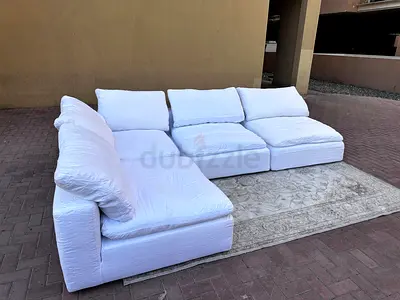 Cloud white modular sofa