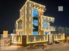 Seize the opportunity and own one of Ajman's most beautiful villas, featuring an elegant design 