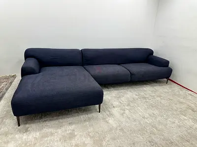 As perfect condition the loom collection lshape sofa