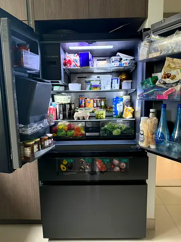 Gronje Double Franch door Refrigerator latest model super clean inside outside free delivery with wa