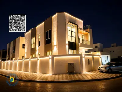 For sale: Al Yasmin villa, 6BR with a roof terrace , super deluxe finishing, freehold ownership, ba