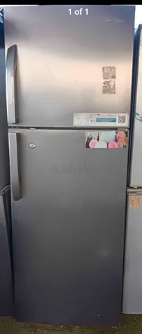 Top Freezer Refrigerator - Silver, Good Working Condition