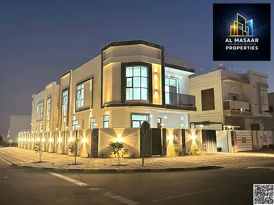 A unique opportunity to own a luxurious villa in the Al Zahiyah area of ​​Ajman, where modern design meets comfort and privacy in a strategic location