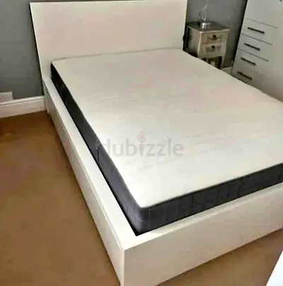 IKEA malam bed with mattress 140x200cm