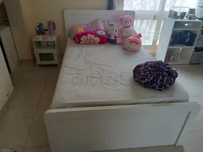 Flawless Queen Bed Set + Premium Medical Mattress  IKEA Nightstand