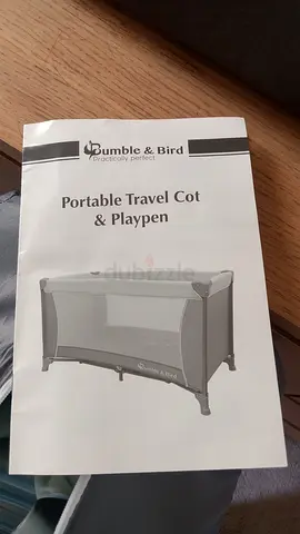 Portable travel cot and playpen