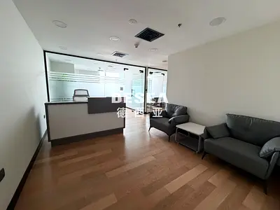 مكتب مجهز | مفروش | تصميم مقسم | The Dome JLT