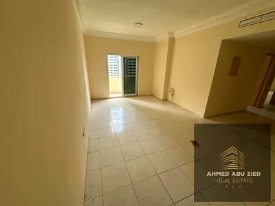 2 bhk apartment - large space - open view - balcony - 2 bathrooms - good price - for annual rent in al magaz 2 area - near to all services and exits .