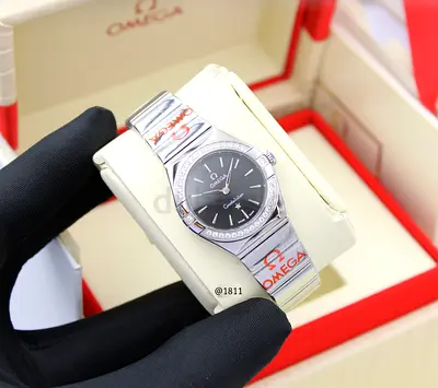 Omega Constellation Ladies Stainless Steel Bezel Watch