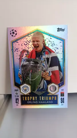 Halland Trophy Triumph 24/25 match attax Champions league card