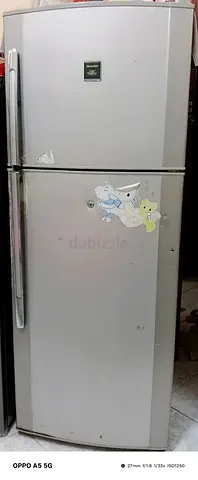 Used Sharp brand Double Door Refrigerator - Good Working Condition