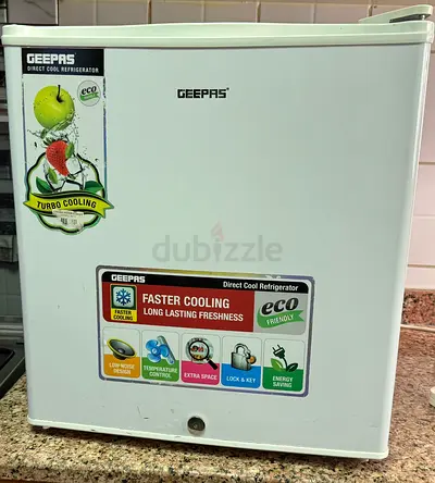 Geepas Mini Fridge - Compact Direct Cool Refrigerator (Decent)