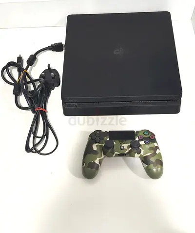 Sony PlayStation 4 Slim with DualShock 4 (Camouflage) + Power Cable