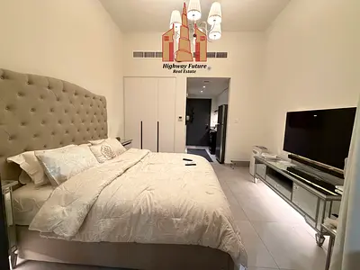 Luxury Smart Furnished Studio with Balcony | Solo 1 Aljada | Rent