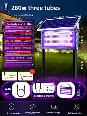 Solar Mosquito Control Lamp