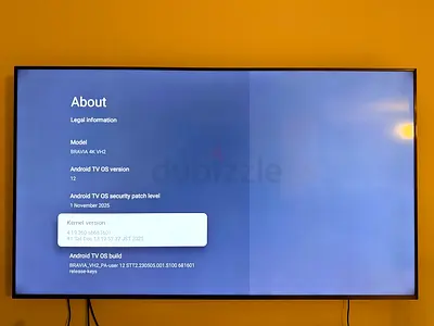 Sony 85-inch 4K Ultra HD Smart TV (Model KD-85X9000H) in excellent working condition.