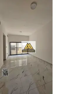 1BR first-tenant apt Al Jurf 3 Ajman. Spacious, master, 2 baths, balcony, built-in wardrobes. AED 33