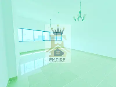 Near Dubai border Front Of Family Mamzar Park Open View very Specious bright Apartment With Master bedroom with Gym pool Access free Maintenance free