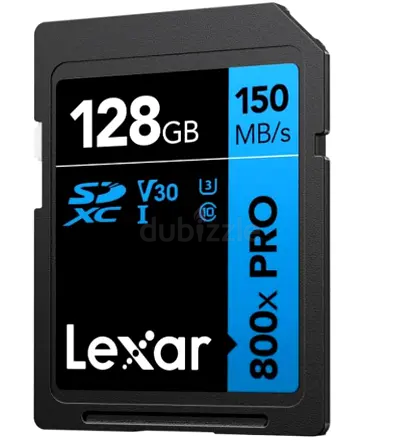 Lexa 800X SD Card 128GB DSLR SDHC512G Memory Card SDXC-Color:Blue-Capacity:32GB 800X PRO