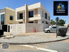 Corner villa on two streets, two floors and a roof, 6 master bedrooms, on Ammar Main Street, freehol
