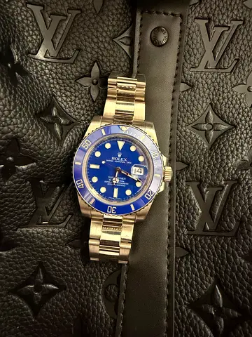 Rolex submariner smurf blue white gold 2009
