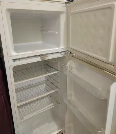 Used Top-Freezer Refrigerator - Compact White, Good Working Condition