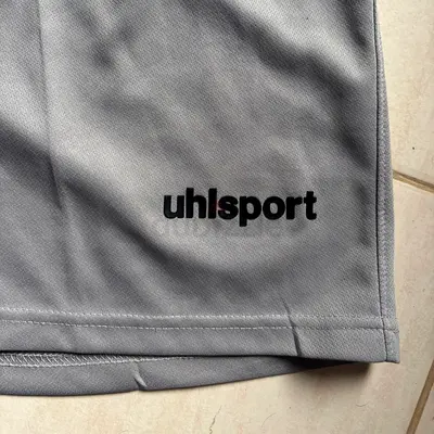 uhlsport grey athletic shorts (sportswear) - size L, lightly used
