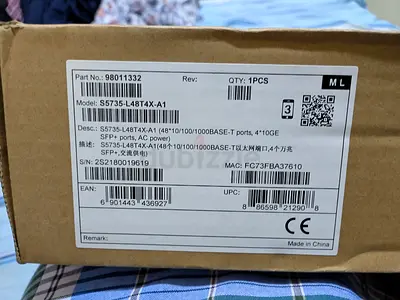 Huawei S5735-L48T4X-A1 Layer 3 Switch (48x1G + 4x10G SFP+) - New in Box