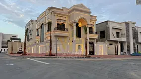 Luxury corner villa in Al-Haliyo 2 with a modern design, spacious areas, and a price that includes r