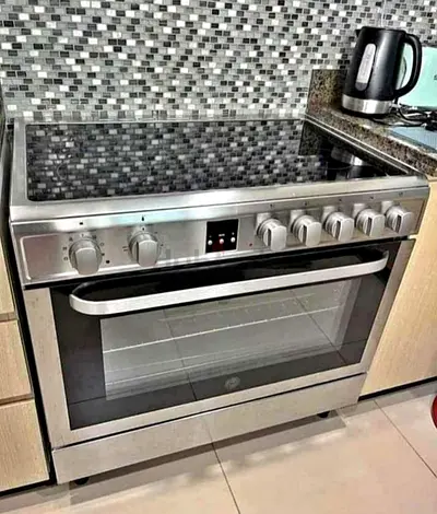 Hoover stainless steel electric ceramic cooker 90cm