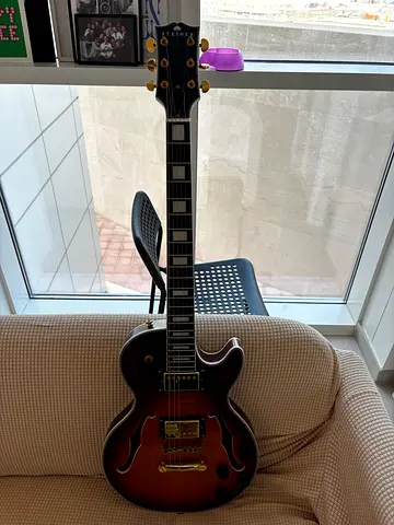 Steiner Semi-Hollow Electric Guitar (Sunburst) - Good Condition