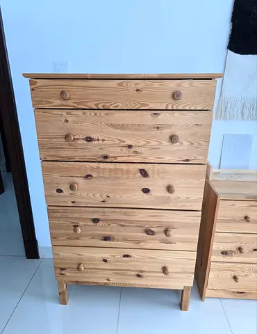 650DHS ONLY! WOODEN DRESSER 5 DRAWERS
