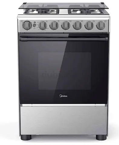 Midea 4-Burner Gas Cooker with Oven — Good Condition