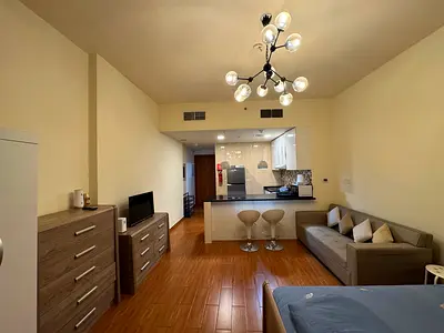 Fully Furnished Studio | Al Jawhara Tower | JVT
