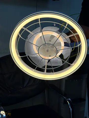 Modern LED Ceiling Fan with Integrated Light - Like New