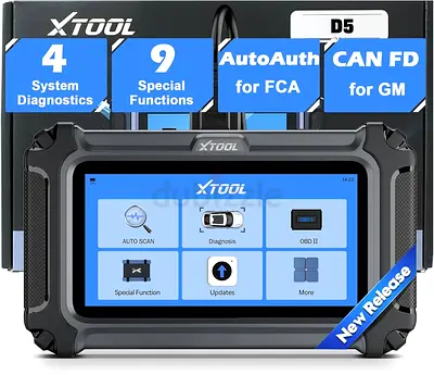 XTOOL D5S OBD2 Scanner, Car Diagnostic Tool for Engine ABS SRS Transmission