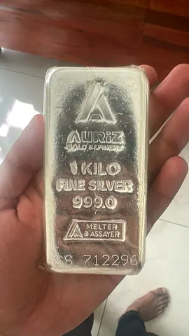 1 kg AURIZIO Silver Bar 999 - Cast Bullion