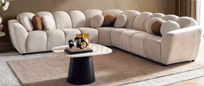 Greeko Corner Sofa Set - Beige