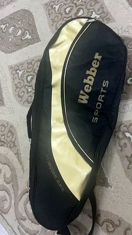 Webber Sport Badminton kit bag 2 Big Zip 1 small pocket zip