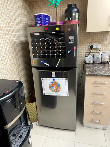 LG 234 Liters Top Mount Refrigerator With Smart Inverter Compressor, Platinum Silver - Gr-C345Slbb