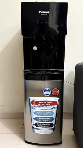 Panasonic Hot  Cold Water Dispenser - Stainless Steel, Good Condition