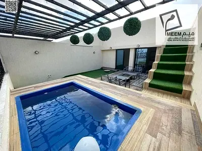 Luxury Townhouse for Sale in Al Zahya Ajman High ROI Private Pool Roof Spacious Layout