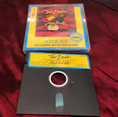 Test Drive Accolade Commodore 64 Game C64