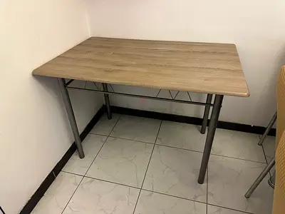 Simple Dining table set for family of 4