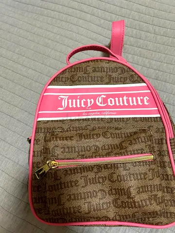 Juicy Couture small crossbody bag with pink trim