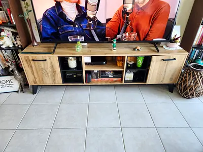 TV Cabinet with Shelves  Storage – smart, stylish  practical