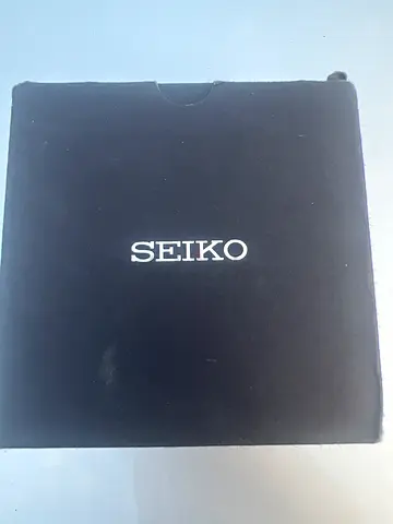Seiko mens wristwatch with original box (watch not shown)