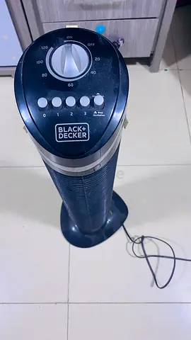 Black+Decker Tower Fan - Used, Working Condition