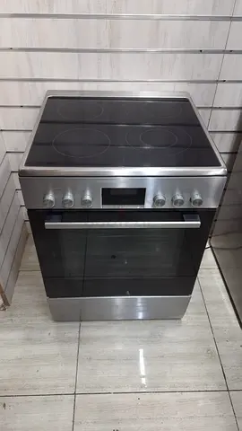 Bosch latest model full electric ceramic 4 hobs stove oven fan cooking range 60x60  by tea